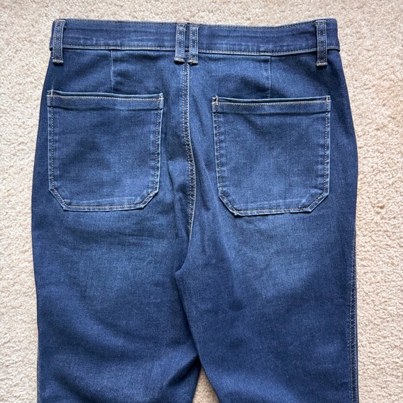 DEMOCRACY Jeans Ab Technology High Waist Flare Leg Dark Wash size 8 - Picture 10 of 14